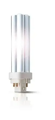 Philips Master PL-C 10W/840/4P 600 Lümen 4000K Doğal Beyaz Işık G24q-1 4 Pin Kompakt Floresan Ampul