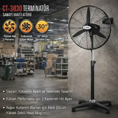 Cata TERMİNATÖR Sanayi Vantilatörü CT-3030