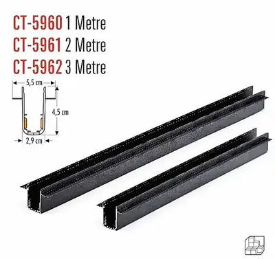 Cata Siyah 3 Metre Magnetic Ray CT-5962