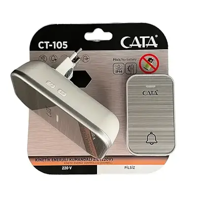 Cata Kinetik Enerjili Kapı Zili CT-105