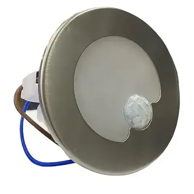 Cata 1.5W 6400K Beyaz Saten Yuvarlak Sensörlü Koridor Armatürü CT-5174-B