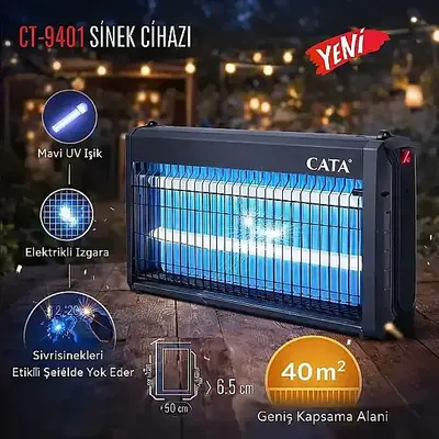 Cata 2x20W Büyük Boy Sinek Öldürücü Cihaz CT-9401