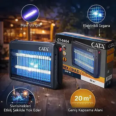 Cata 2x10W Sinek Öldürücü Cihaz CT-9404