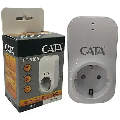 Cata 4000W Akım Korumalı Priz (918 Joule) CT-9186