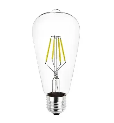 Cata 8W 6400K Beyaz Şeffaf Rustik ST64 Led Ampul CT-4353-B
