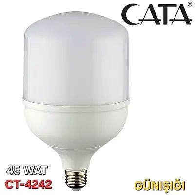 Cata 45W 3200K Günışığı Torch E27 Led Ampul CT-4242-G
