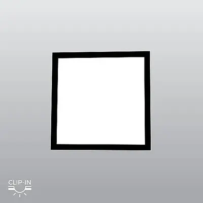 ACK 15W 4000K Ilık Beyaz Clip-in Sıva Altı Led Panel (300x300 Siyah Kasa) AP21-13311