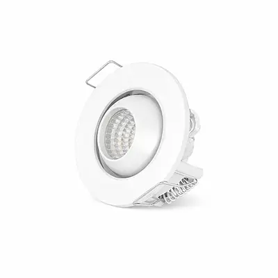 ACK 3W 4000K Ilık Beyaz 210lm Sıva Altı Mini Yuvarlak Led Spot (Beyaz Kasa) AH06-00310
