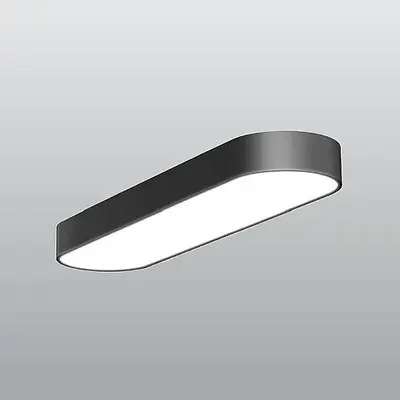 ACK 100W Geniş Çaplı Dekoratif Linear Sarkıt Armatür 30cmx120cm Dikdörtgen Siyah Kasa AL02-82901
