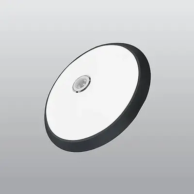 ACK 18W 6500K Beyaz PIR Hareket Sensörlü LED Tavan Armatürü - Acil Aydınlatma Kitli (2 Saat) (Siyah Kasa) AC18-00131