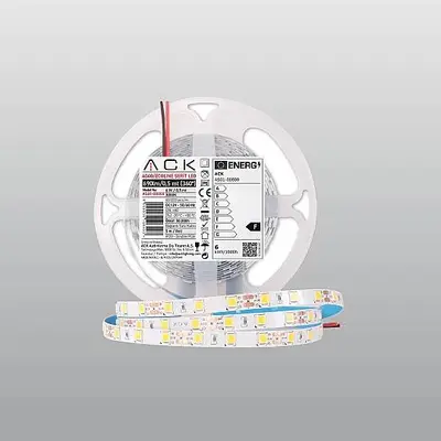 ACK 12V-DC Pembe 60 LED/mt 4040 Ecoline LED Şerit (5mt Rulo) AS01-00809