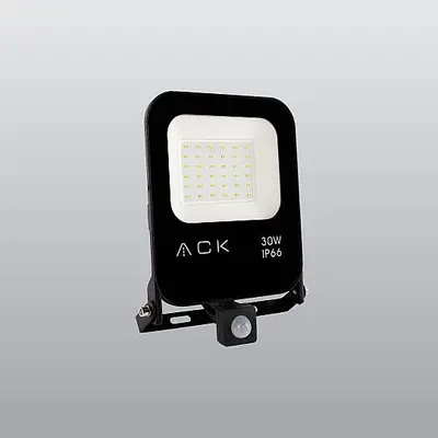 ACK 30W Sensörlü 6500K Beyaz LED Projektör AT62-23032