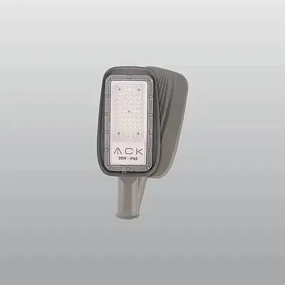 ACK 50W 3000K Günışığı 5400 lm LED Sokak Armatürü (Gri) AT41-15000