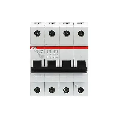 SH 203-C 40 NA 4x40A 6kA C eğrisi W Otomatik Sigorta ABB