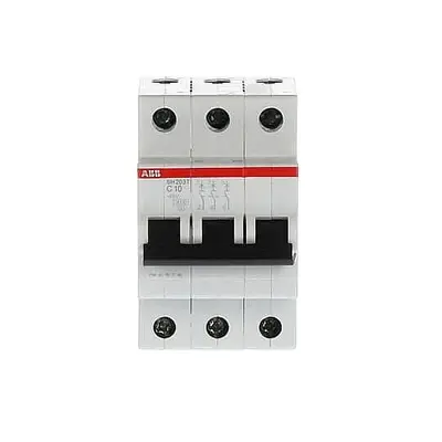 SH 203 T-C 10 3x10A 3kA C eğrisi W Otomatik Sigorta ABB