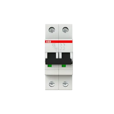 S 202-C 25 2x25A 6kA C eğrisi W Otomatik Sigorta ABB