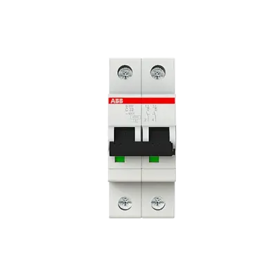 S 202-C 32 2x32A 6kA C eğrisi W Otomatik Sigorta ABB