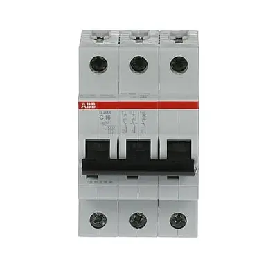 S 203-C 16 3x16A 6kA C eğrisi W Otomatik Sigorta ABB