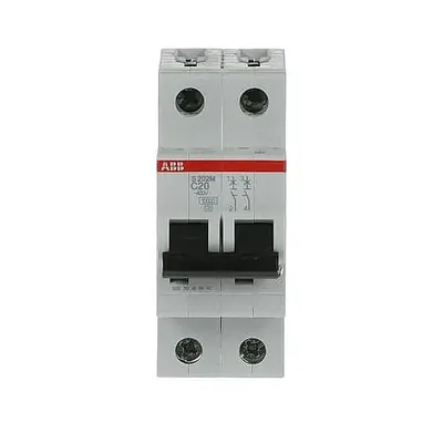 S 202 M-C 20 2x20A 10kA C eğrisi W Otomatik Sigorta ABB