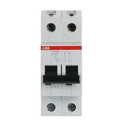 S 202 M-C 40 2x40A 10kA C eğrisi W Otomatik Sigorta ABB