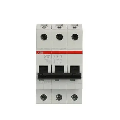 S 203 M-C 10 3x10A 10kA C eğrisi W Otomatik Sigorta ABB