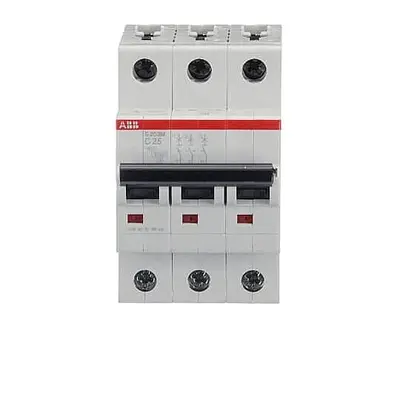 S 203 M-C 25 3x25A 10kA C eğrisi W Otomatik Sigorta ABB