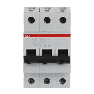 S 203 M-C 40 3x40A 10kA C eğrisi W Otomatik Sigorta ABB
