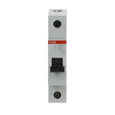 SH 201-B 20 1x20A 6kA B eğrisi W Otomatik Sigorta ABB