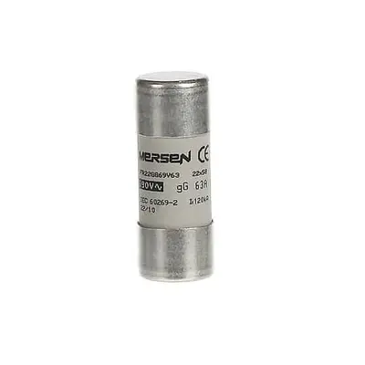 E 9F22 GG63 63A Kartuş Sigorta 25x58mm ABB