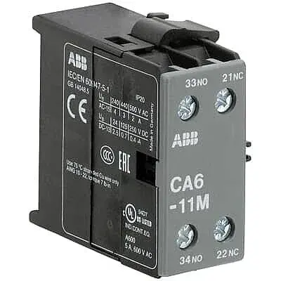 CA 6-11 M 1NA+1NK Yardımcı Kontak Bloğu ABB
