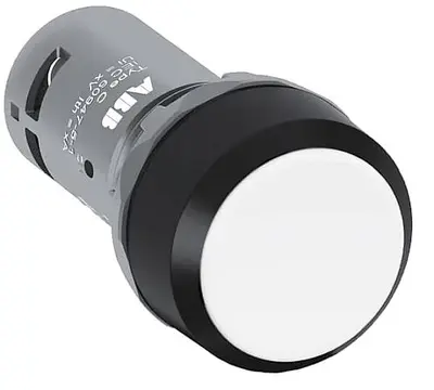 CP2-10W-10 1NA Kalici Buton Beyaz ABB