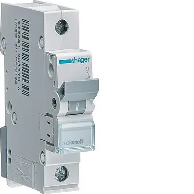 1x20A 6kA B EĞRİSİ W OTOMATİK SİGORTA Hager