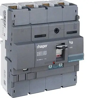 125A 40kA 4P KOMPAKT ŞALTER (HNB126U) Hager