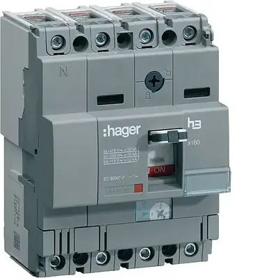 MCCB X160 80A 25kA 4P KOMPAKT ŞALTER Hager