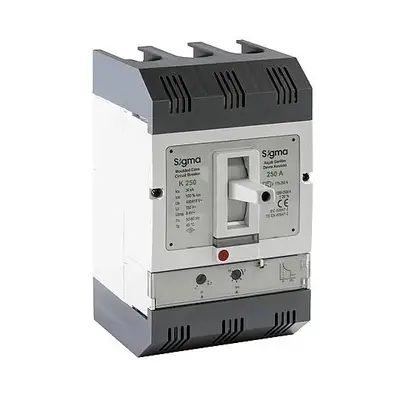 160A 36kA TERMİK Manyetik AyarlıDEVRE KESİCİ (K250 Çerçeve) Sigma