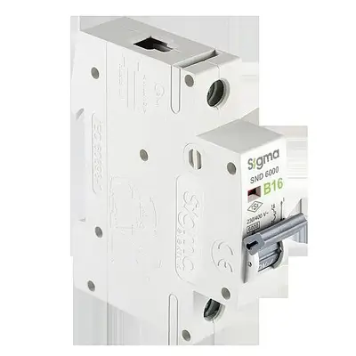 1x16A 6kA B TİPİ W OTOMATİK SİGORTA Sigma