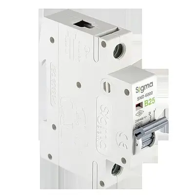 1x25A 6kA B TİPİ W OTOMATİK SİGORTA Sigma