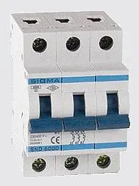 3x25A 6kA B TİPİ W OTOMATİK SİGORTA Sigma