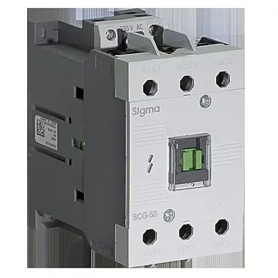 3P 22kW 50A ÇİFT Bobin Girişli GÜÇ KONTAKTÖRÜ Sigma
