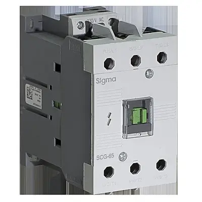 3P 30kW 65A ÇİFT Bobin Girişli GÜÇ KONTAKTÖRÜ Sigma