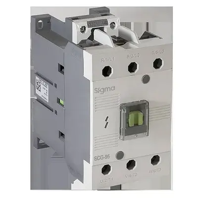 45kW 95A ÇİFT Bobin Girişli GÜÇ KONTAKTÖRÜ Sigma
