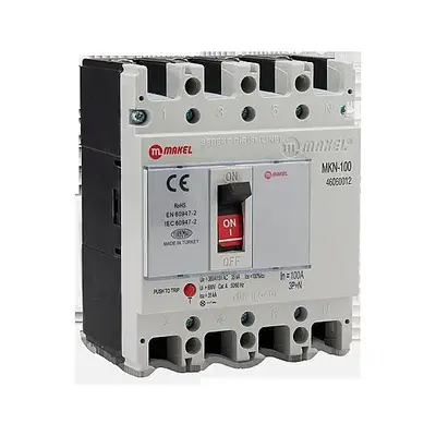 4x100A TERMİK MANY.KOMPAK ŞALTER Makel