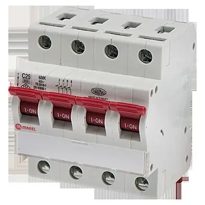 4x16A 10KA C TİPİ OTOMATİK SİGORTA Makel