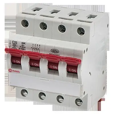 4x80A 6KA C TİPİ OTOMATİK SİGORTA Makel