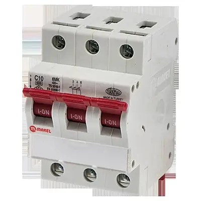 3x32A 10KA C TİPİ OTOMATİK SİGORTA Makel