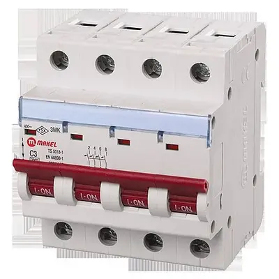 4x25A 3kA C TİPİ OTOMATİK SİGORTA (27018006) Makel