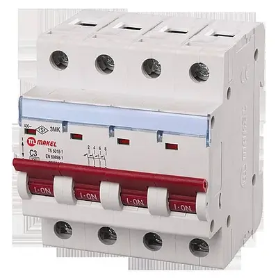 4x20A 3kA C TİPİ OTOMATİK SİGORTA Makel