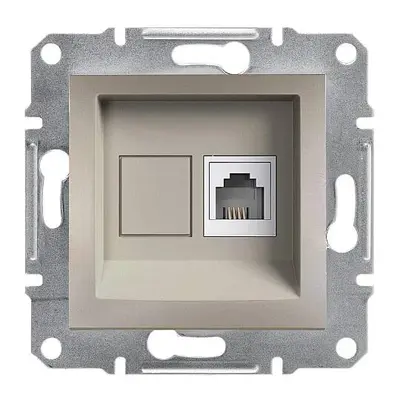 ASFORA BRONZ 1xRJ11-4KONTAK (Çerçevesiz) Schneider Electric