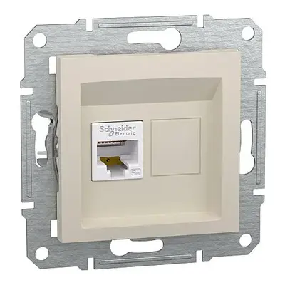 ASFORA KREM RJ45 CAT5e UTP PRİZ (Çerçevesiz) Schneider Electric