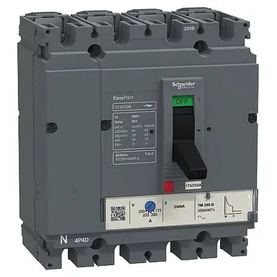 CVS100B 63-80A 4P Ayarlanabilir Termik Manyetik Şalter Schneider Electric